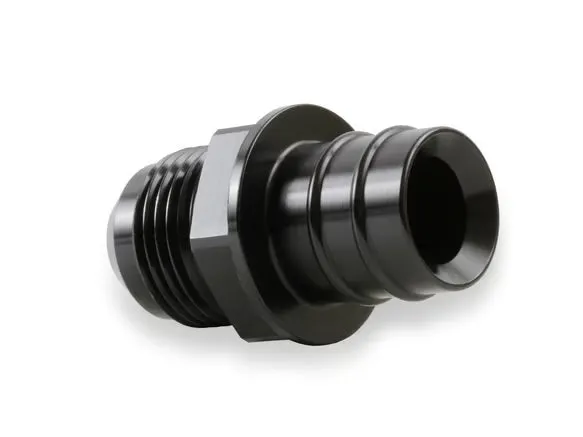 Earl's GM LS PCV Fitting -10 AN Male Black Anodized Finish - Fits Many GM OE Valve Covers w/ 3/4" ID on Grommet product image