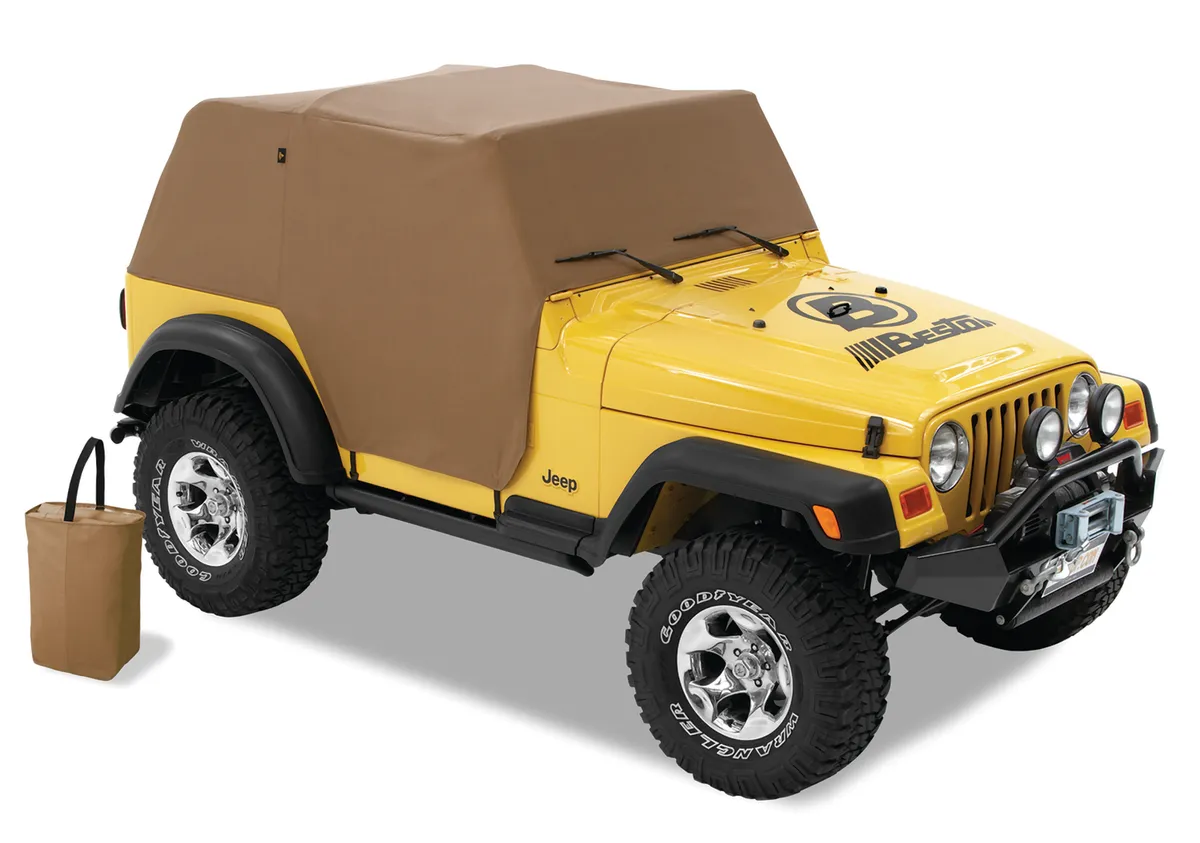 All Weather Jeep Trail Cover For Jeep Jeep 1997-2006 Wrangler TJ Spice Bestop product image