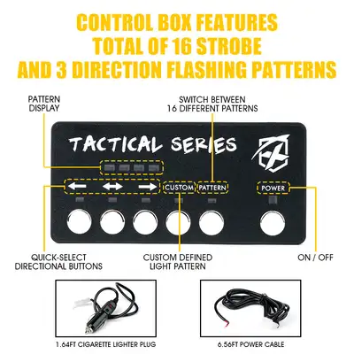 Xprite Grille and Surface Mount Light - Set of 4 | Tactical 24 Series