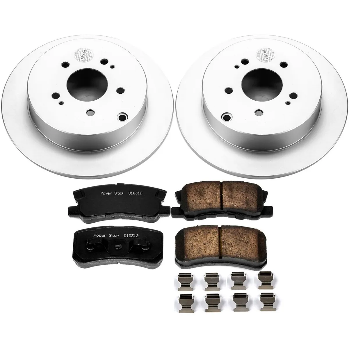 Z17 Geomet Coated Rotor Kit: Genuine Geomet Fully Coated Rotors; Ceramic Pads W/Hardware product image