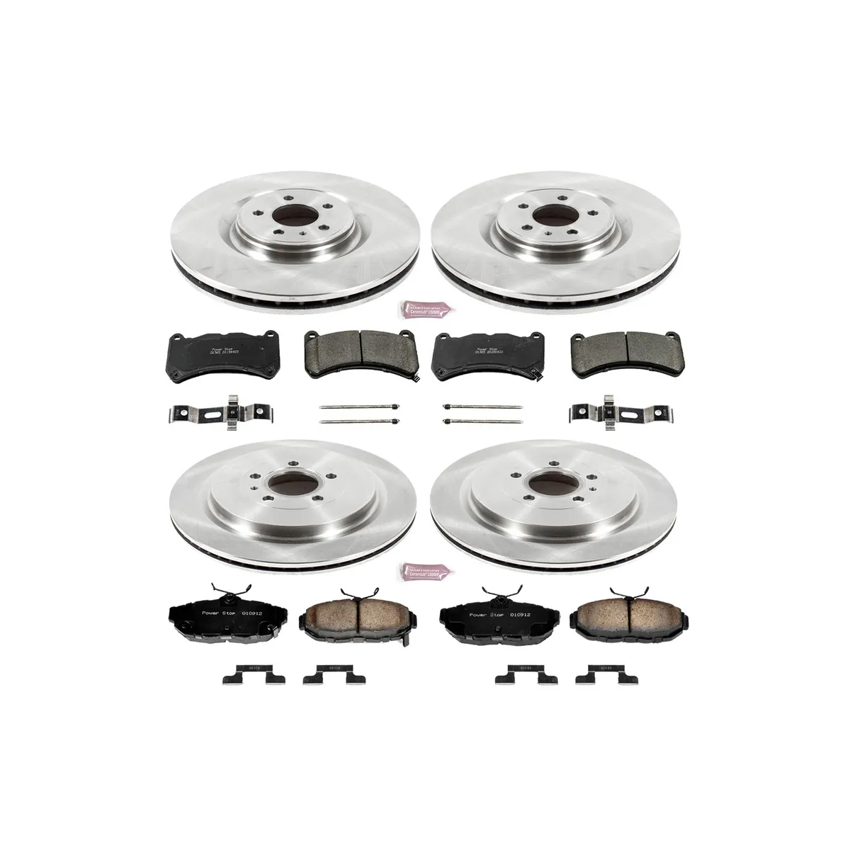 Z17 Direct Replacement Kit: Rotors; Ceramic Pads W/Hardware product image