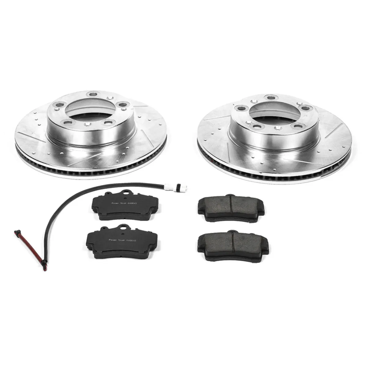 Z23 Evolution Sport Upgrade Kit: Drilled/Slotted Rotors; Carbon-Fiber Ceramic Pads W/Hardware; Pad Sensors product image