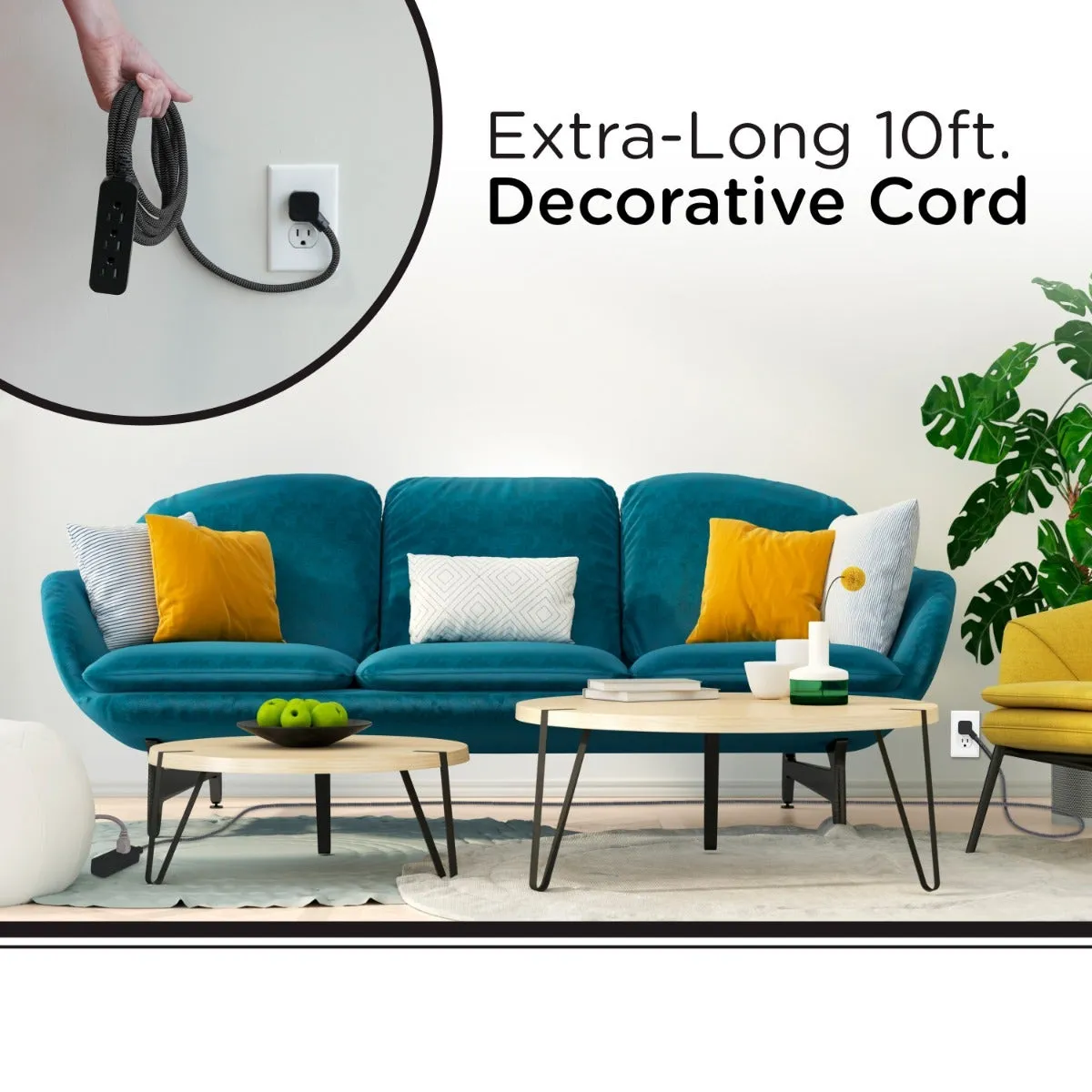 Cordinate 3-Outlet Grounded Extensi product image