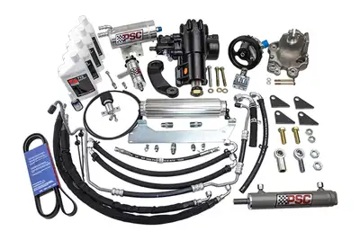 PSC Motor Sports PSC Cylinder Assist Steering Kit w/ 1.625in Clamp (Aftermarket Front Axle 8in Lock-to-Lock) - JT 3.6L Non-ETorque
