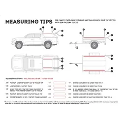 Front Runner Truck Canopy or Trailer with OEM Track Slimline II Rack Kit 1255mmW X 1156mmL