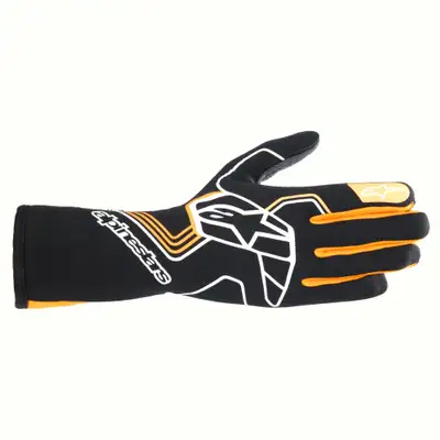 alpine star Glove Tech-1 Race V4 Black / Flou Org Medium