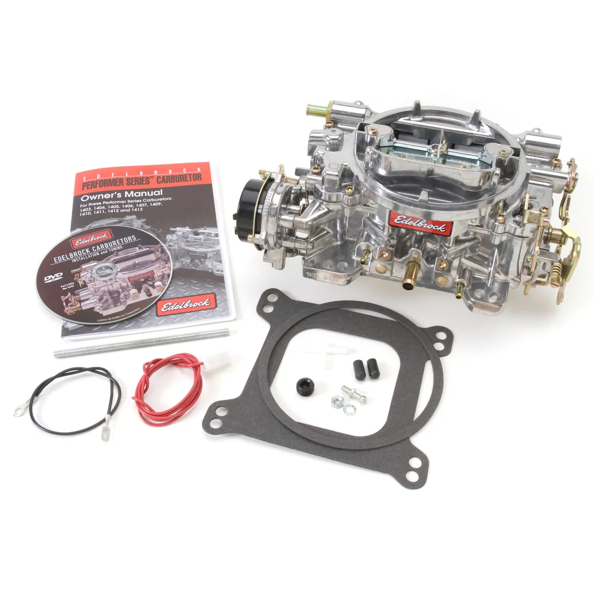 Edelbrock 9906 Reman Performer Series 600 CFM Carburetor with Electric Choke in Satin (non-EGR) product image