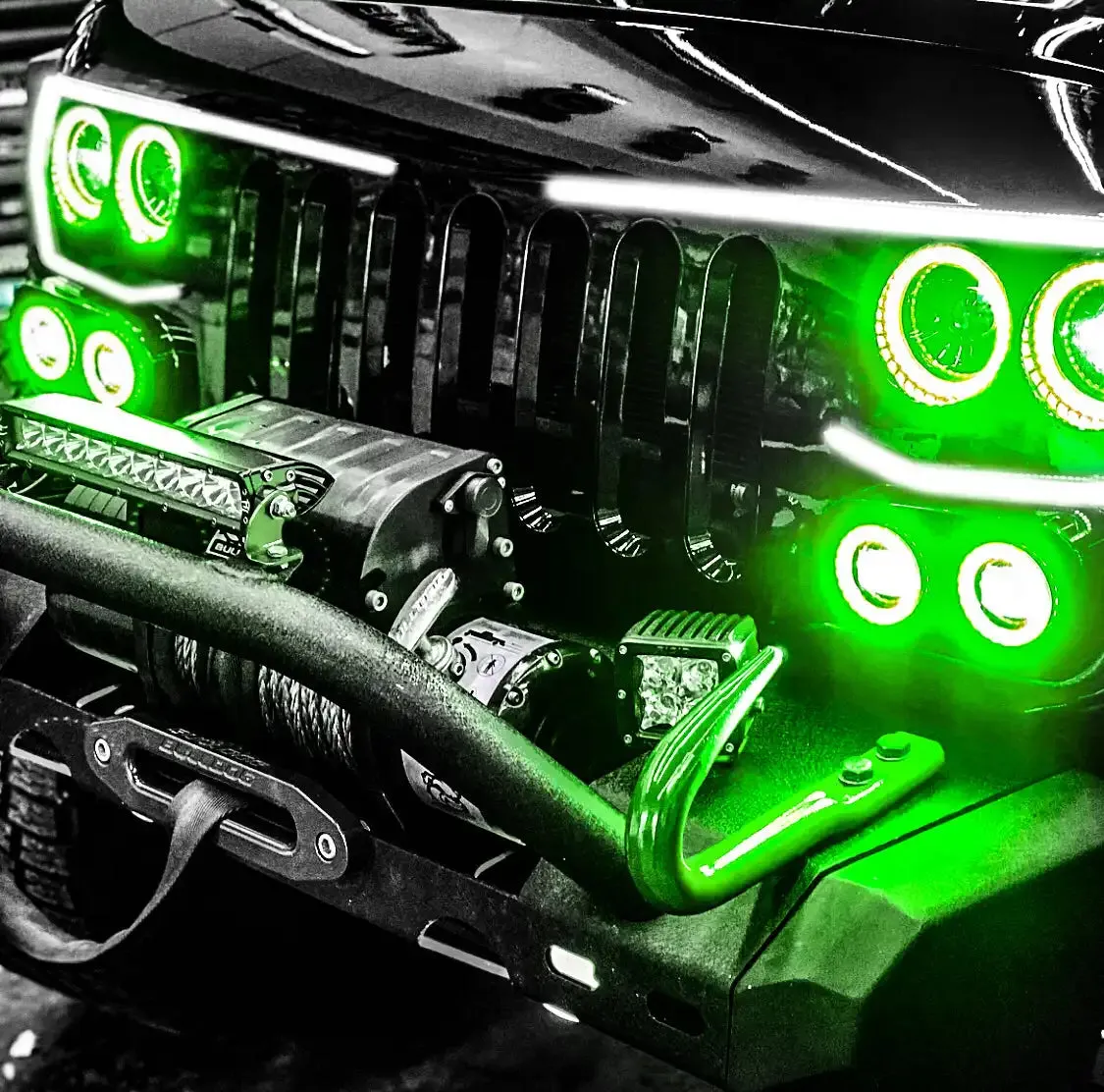 Oracle Lighting Vector Series Grill ColorSHIFT Halo LED Kit w/BC1 Controller - JT/JL/JK product image
