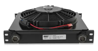 Synergy Manufacturing Earl's UltraPro Oil Cooler w/ Fan Pack - 34 Rows - Wide Cooler