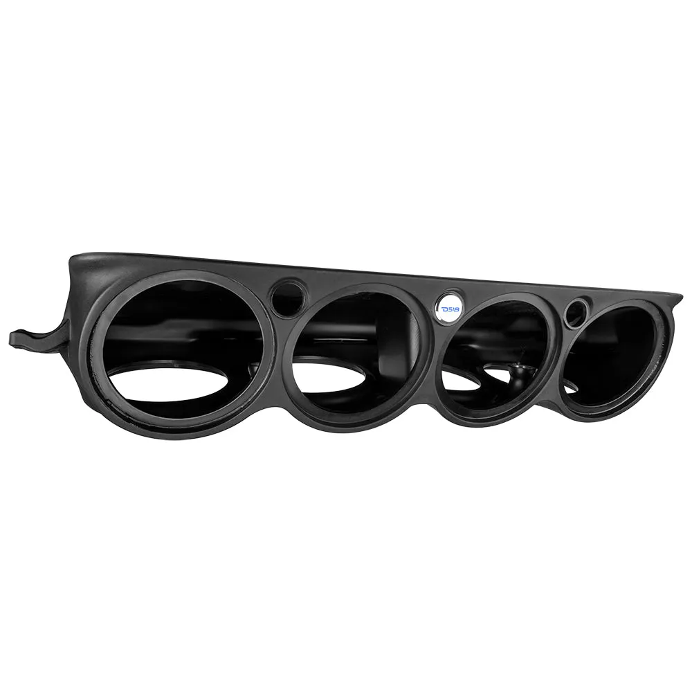 DS18 Fits 8 x 10” Speakers | 2 x 2 .3” Tweeters | 2 x 1” Drivers | Black | 2007-2018 Jk/Jku Overhead Soundbar System Fits 4 x 8” Speakers (Not Included)