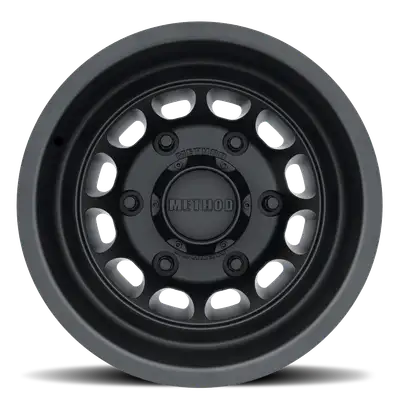 Method Race Wheels Aluminum Wheels 16x6 MR901 Dually Bolt Pattern 6 On 180 Offset -134 Lip Size 7.32 Matte Black Method