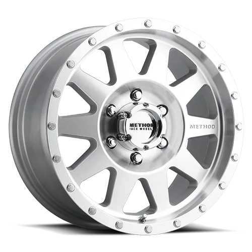Aluminum Wheels 17x8.5 The Standard MR301 Bolt Pattern 6 On 139.7 Offset 0 Lip Size 2.76 Machined SL Clear Coat Method product image
