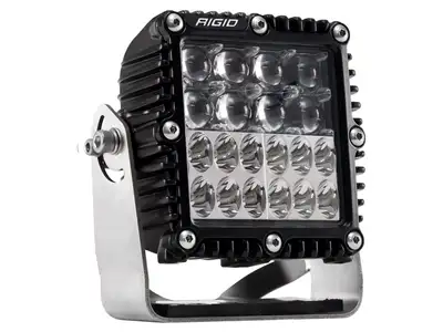 RIGID Industries Rigid Industries 544813 Q-Series Pro LED Light, Hyperspot/Driving Combo, Black Housing, Single