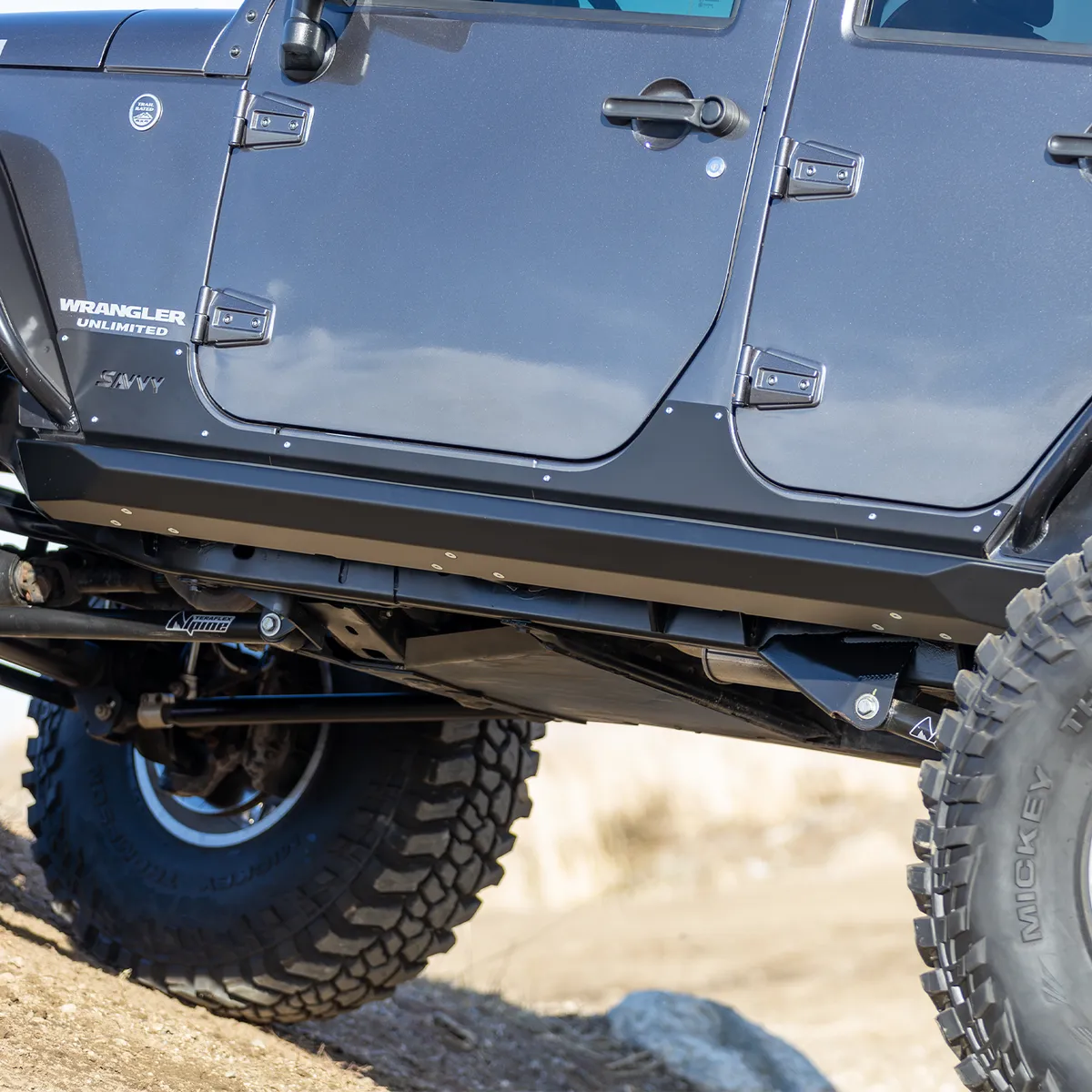 0718 Wrangler Rocker Trim Kit Raw product image