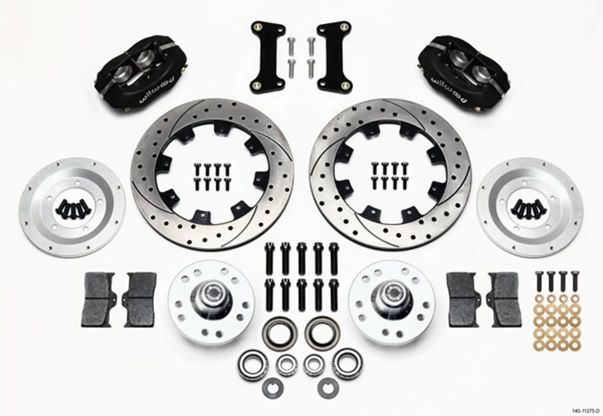 1982 - 1992 Chevrolet, Pontiac Forged Dynalite Big Brake Front Brake Kit (Hub) - 140-11275 product image