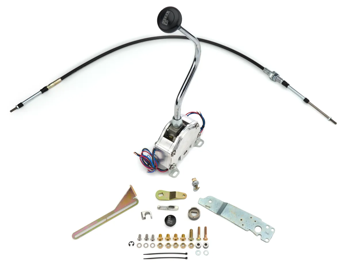 Lokar ES Shifter GM 6L80 16in Lever Mushroom Knob