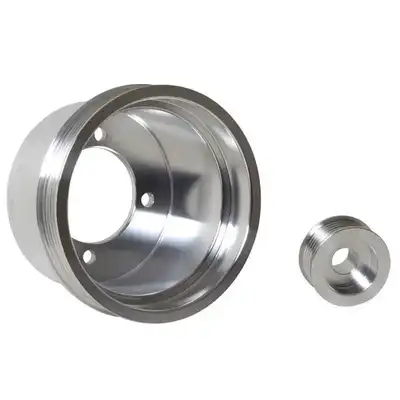 BBK Performance Ford Mustang V6 3.8 Billet Aluminum Underdrive Pulley Kit 94-98
