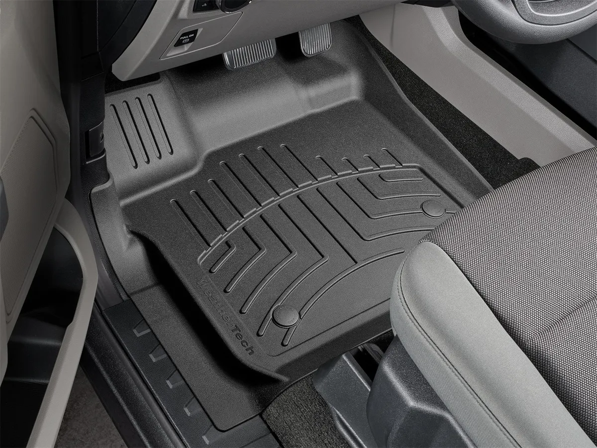 2015 + Ford F-150 SuperCrew and SuperCab Front 3D Floor Mats Black product image