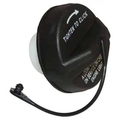 Crown Automotive Jeep Replacement Fuel Cap Jeep 2007-2018 JK Wrangler w Gas Engine 2001-2006 TJ Wrangler Non-Locking Fuel Cap w Tether