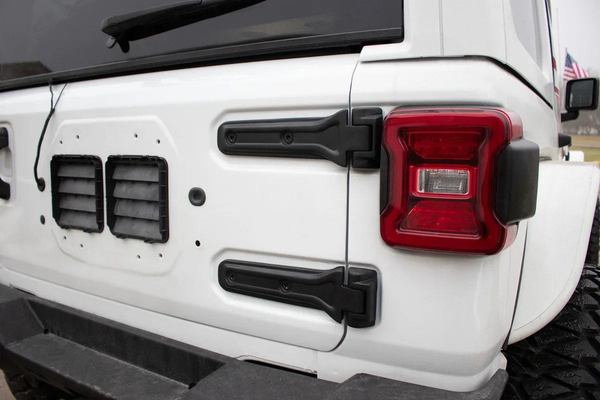 Kentrol Tailgate Hinge Set for 2018-2027 Jeep Wrangler JL 80736 product image