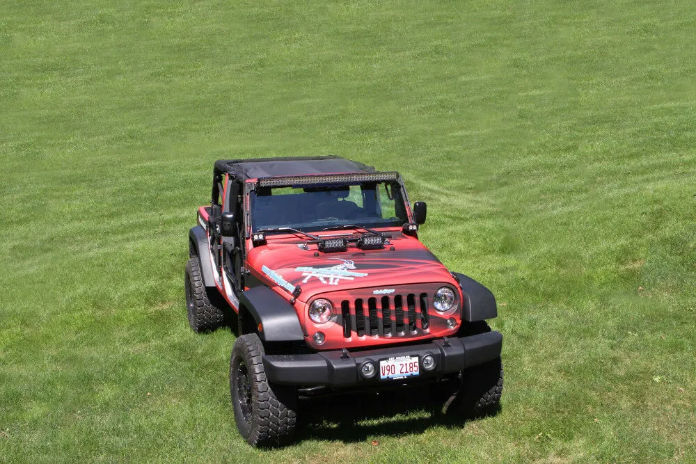 Steinjäger Exterior Accessories Wrangler JK 2007-2018 Light Mounts Brackets and Lights Black product image