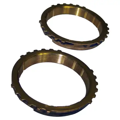 Crown Automotive Jeep Replacement 1982-1983 CJ-5 w/ T4 T5 Transmission;1982-1986 CJ-7 w/ T4 T5 Transmission;1982-1986 CJ-8 w/ T4 T5 Transmission;1982-1986 SJ J-Series w/ T5 Transmission;1984-1986 Cherokee w/ T4 T5 Transmission;3rd and 4th Gear Blocking Ring Set; Includes 2 Blocking R