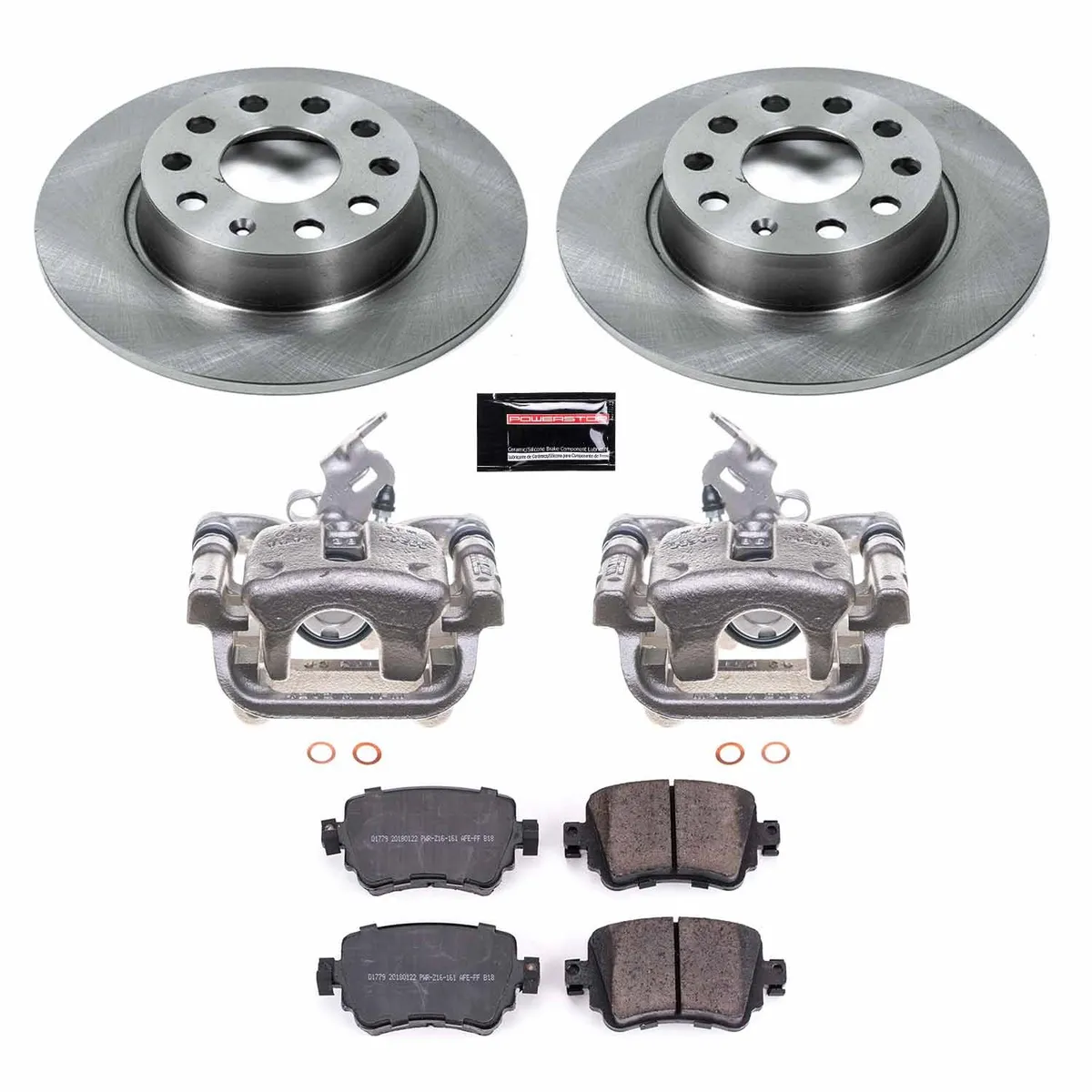 Z17 Direct Replacement Kit: Rotors; Ceramic Pads; Calipers product image