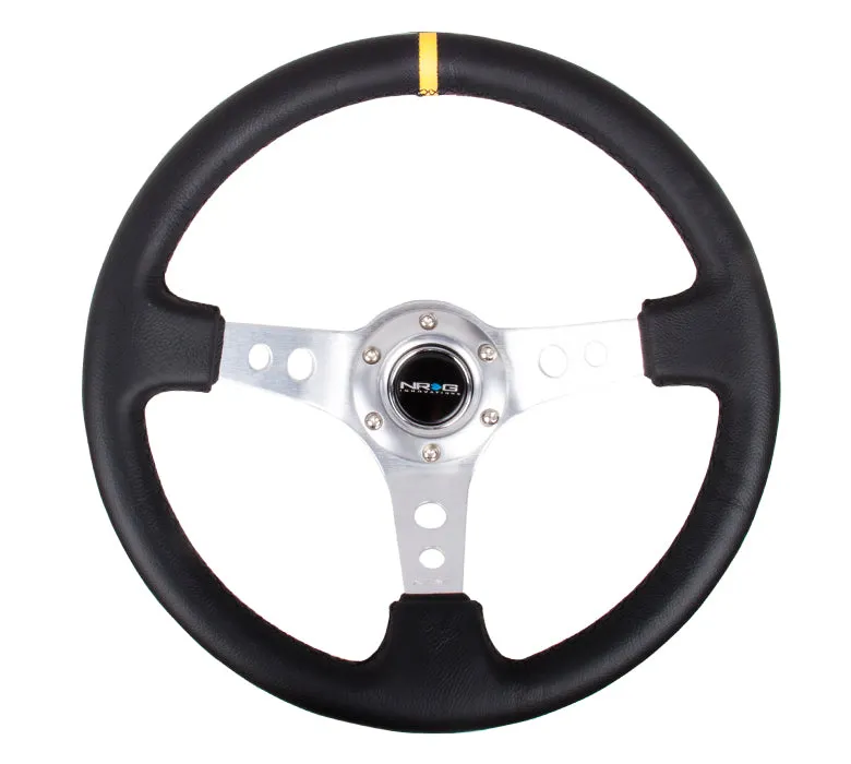 Steering Wheel 350mm 3in Dish Black Leather product image