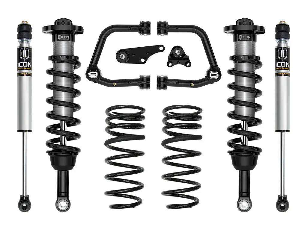 ICON Vehicle Dynamics ICON 2024-2025 Toyota Tacoma 1.25-3" Lift, Stage 2 Suspension System, Tubular, Triple Rate Rear Springs