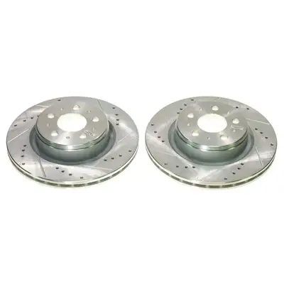 PowerStop Evolution Drilled/Slotted Rotors (Pair)