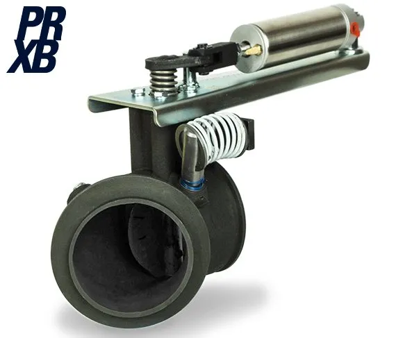 Direct Mount 4 inch PRXB High Performance Exhaust Brake Kit WMax Flow Design For Dodge 94-98 5.9L 6BT 12 Valve Engine W3 inch Stock Exhaust WHXHY35 Turbo WStandard Transmission Pacbrake product image