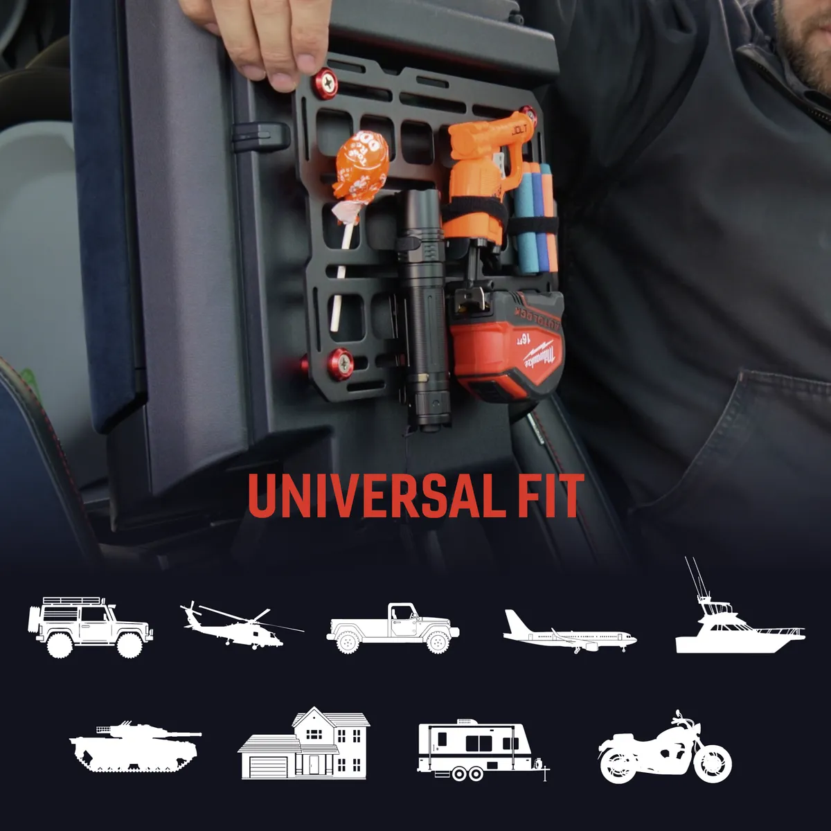 Tech Plate - 16.0" x 23.5" | Universal MOLLE Mounting Panel product image