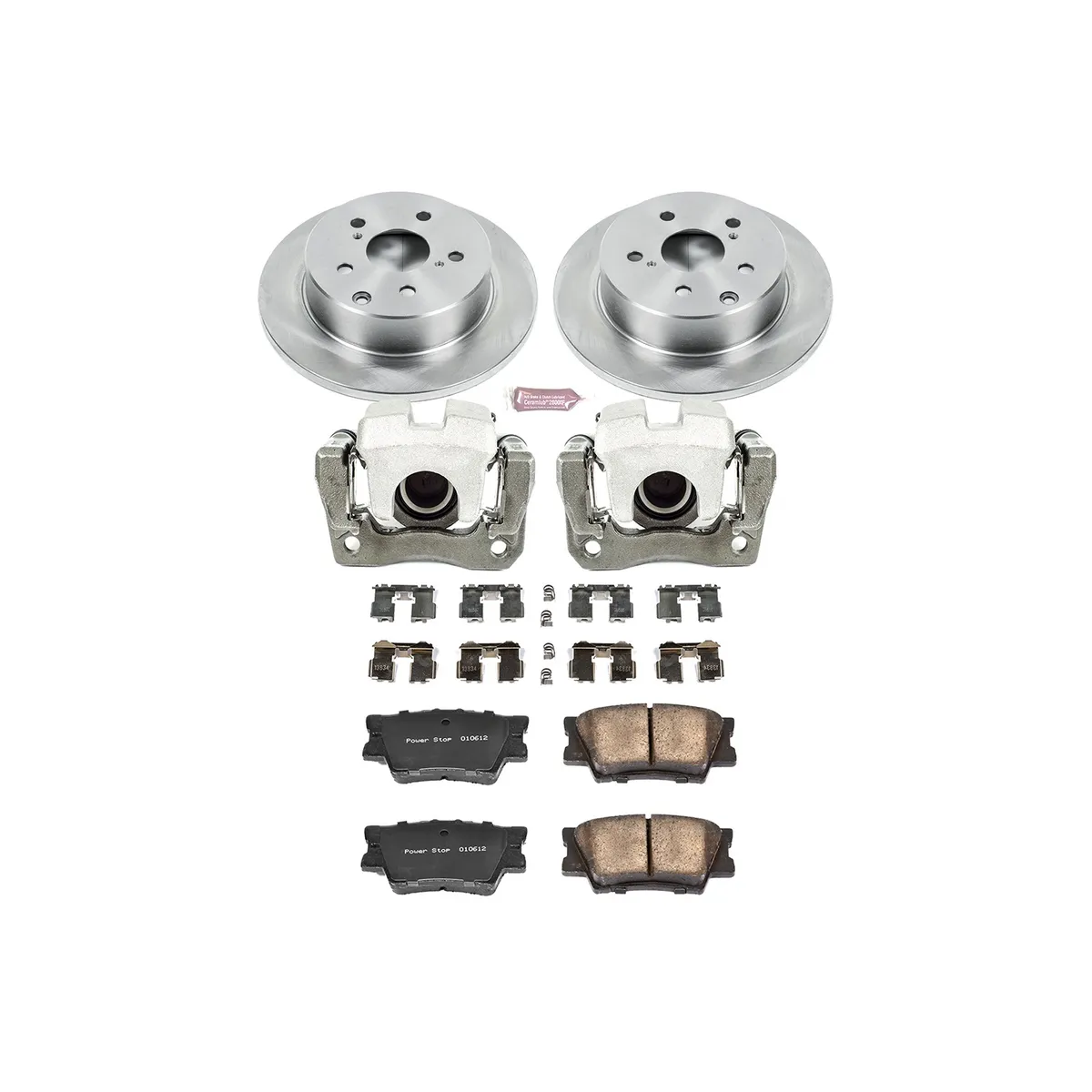 Z17 Direct Replacement Kit: Rotors; Ceramic Pads; Calipers product image