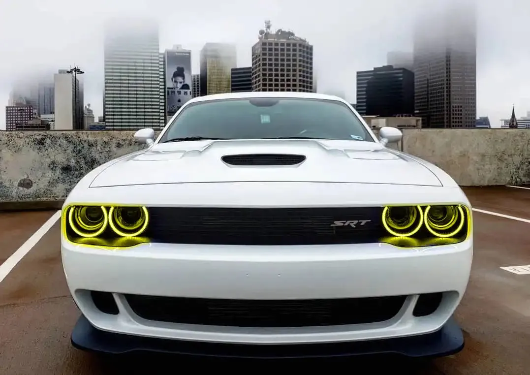 ORACLE Lighting 2015-2023 Dodge Challenger LED Surface Mount Headlight Halo Kit product image