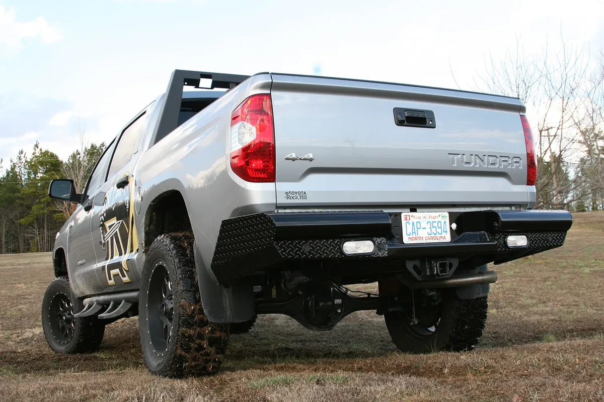 14-21 Tundra Fab Fours Black Steel Elite Front Bumper No Guard product image