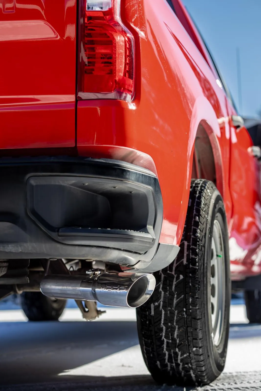 2019-Present Silverado/Sierra 1500 2.7L Aluminized Steel 3 Inch Cat-Back Single Side Exit Armor Lite MBRP product image