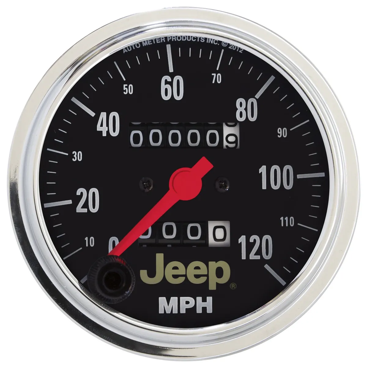 Gauge, Speedometer, 3 3/8", 120mph, Mechanical, Jeep product image