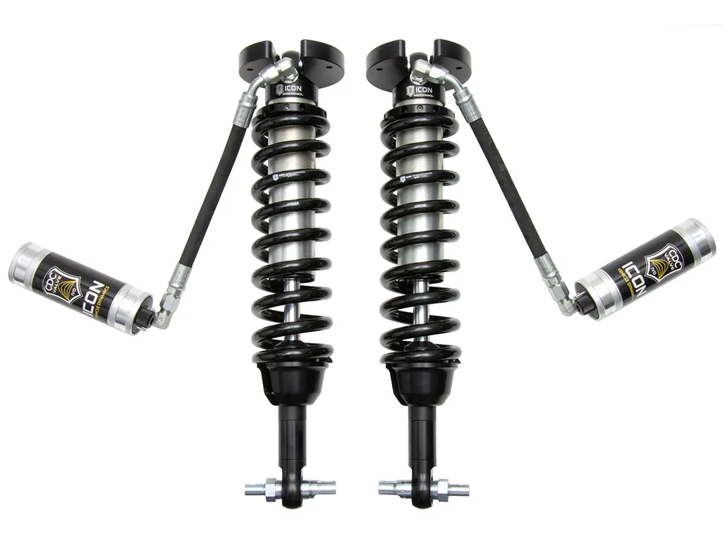 ICON 2019-2026 Chevrolet Silverado1500/GMC Sierra 1500, 1.5-3.5” Lift, Front, V.S. 2.5 Series Coilover Kit, Extended Travel, Remote Reservoir w/ CDCV, Pair product image