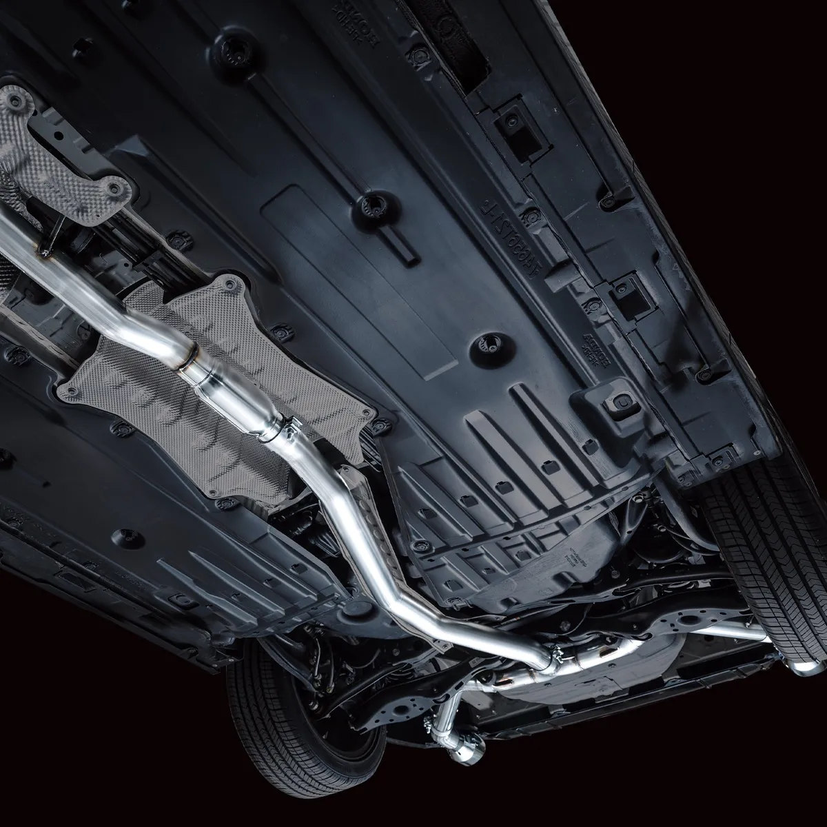 AWE Touring Edition Exhaust for FE1 Civic SiDE4 Acura Integra - Dual Chrome Silver Tips product image