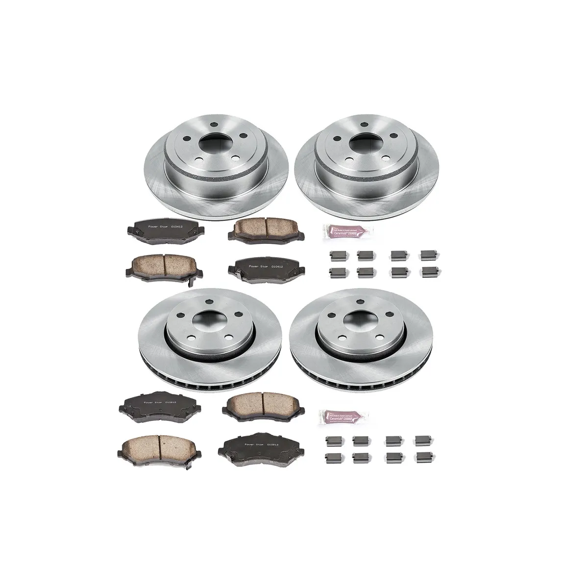 Z17 Direct Replacement Kit: Rotors; Ceramic Pads W/Hardware product image