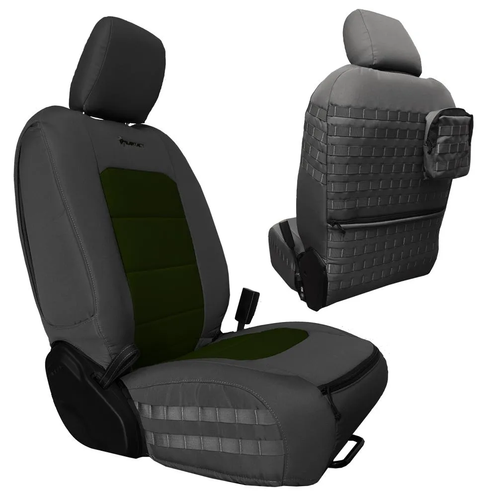 Tactical Seat Covers for Jeep® Wrangler JL & JLU 2024+ (NOT for Mojave or 392 Edition) Front Pair | Bartact® product image