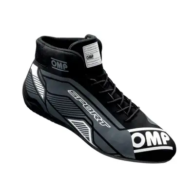 OMP Racing INC Omp Sport Shoes Fia 8856 -2018 Black / White Sz.