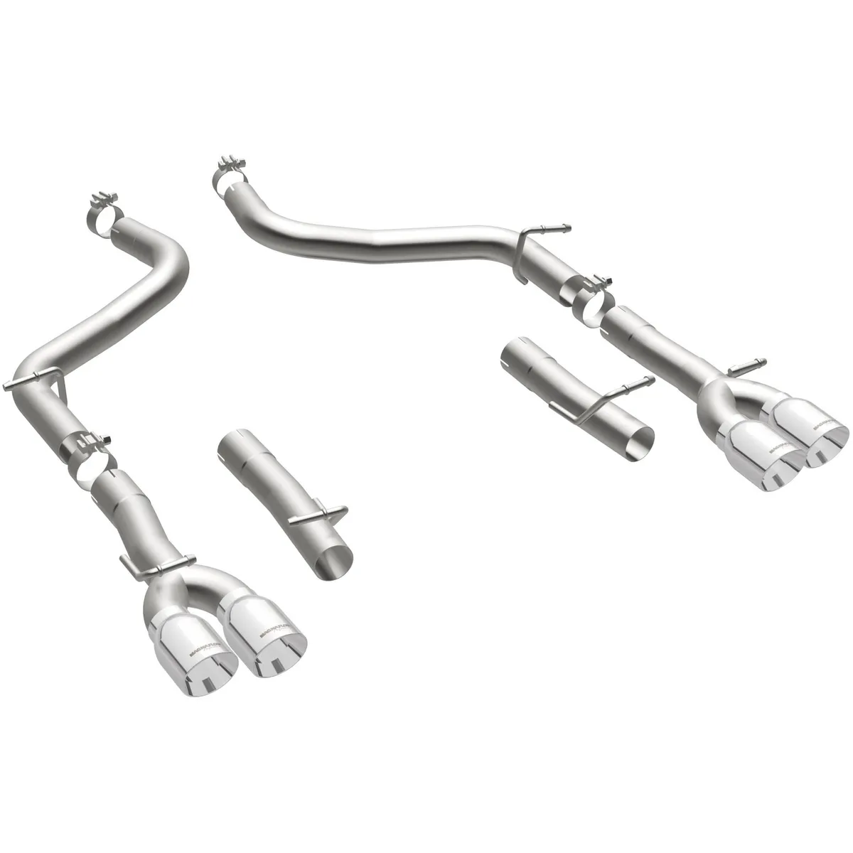 2015 Dodge Challenger V6 3.6L Exhaust Axle-Back Stainless Steel Race Series Round Tips Provided or Reuse OE Tips product image