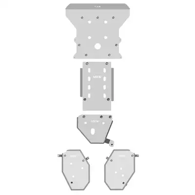 Asfir 4x4 Jeep Grand Cherokee OVERLAND Full Skid Plate Kit (4 Pcs)