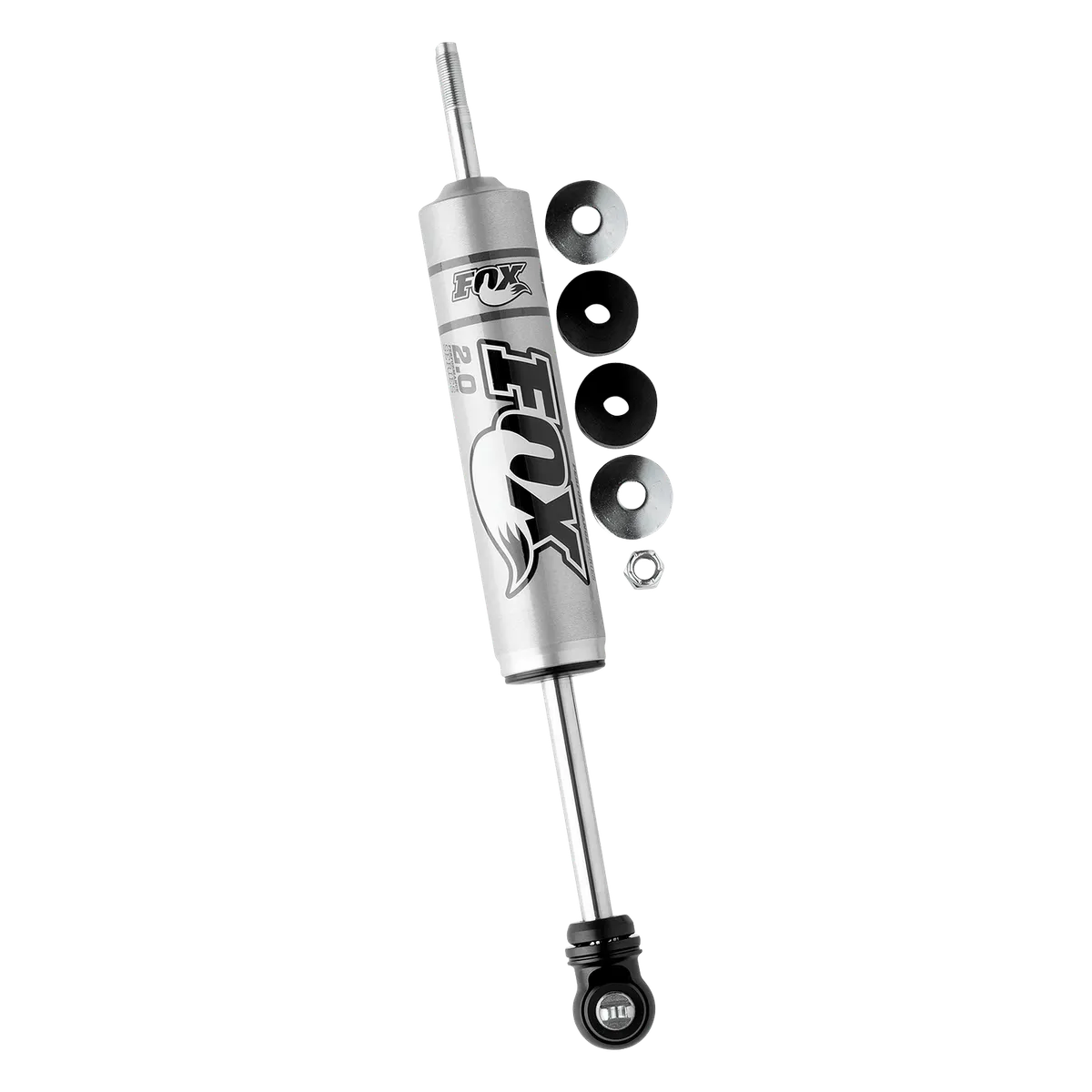 FOX Performance Series Smooth Body IFP Reservoir: Internal Floating Piston (Ifp) Color: Aluminum Sold As: Each Top Mount: Sm3 Bottom Mount: Bp1 Extended16.05 Compressed10.95 product image