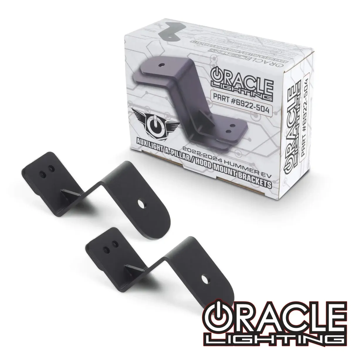 ORACLE Lighting 2022-2025 Hummer EV Aux Light A-Pillar/ Hood Mount Brackets (Pair) product image