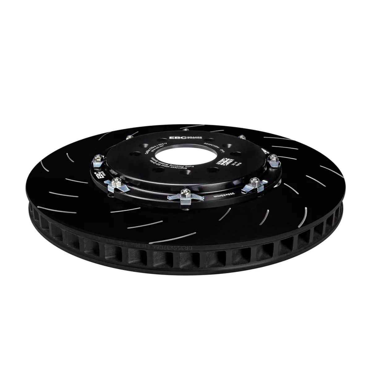 S32 Kits EBC SR-21 Series Brake Pads And SG Rotor; Front; FMSI Pad No. D1050; Vented; 6 Bolt Holes; 355mm Dia.; 50mm Height; 32mm Thick; 70.6mm Center Hole Dia.; product image