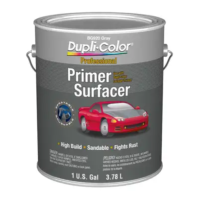Dupli-Color Primer Surfacer; Gray; 128 Oz. Gallon