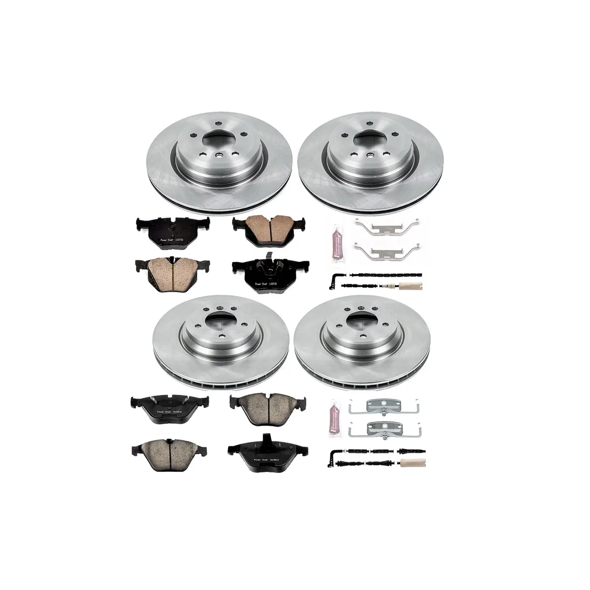 Z17 Direct Replacement Kit: Rotors; Ceramic Pads W/Hardware; Pad Sensors product image