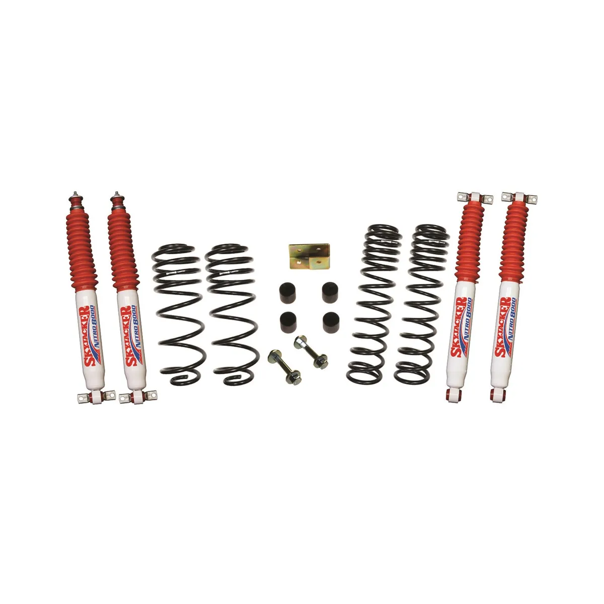 2.5 Inch Dual Rate Long Travel One Box Kit With Nitro 8000 Shocks TJ/LJ 1997-2006 Jeep Wrangler/Unlimited Skyjacker product image